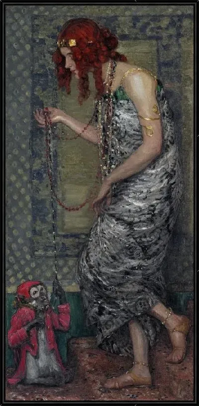 Картина Принцесса и обезьяна