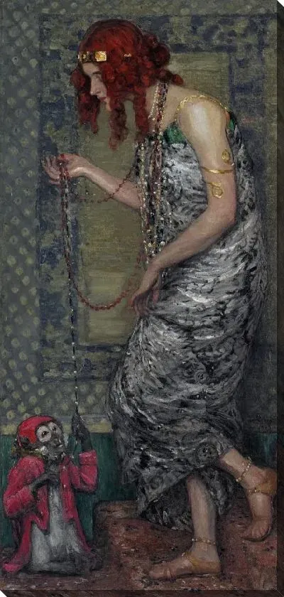 Картина Принцесса и обезьяна