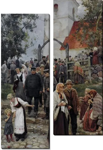Картина После церкви