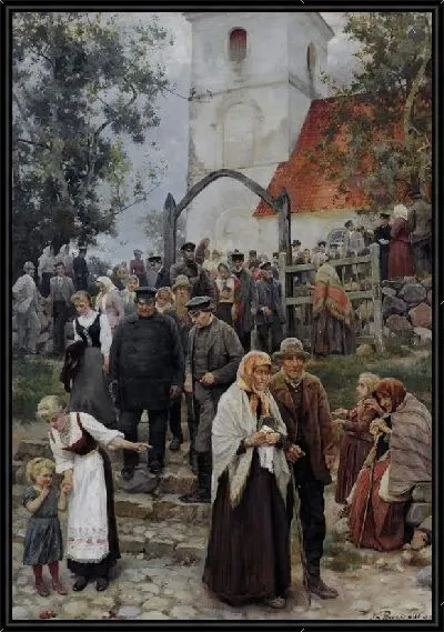 Картина После церкви