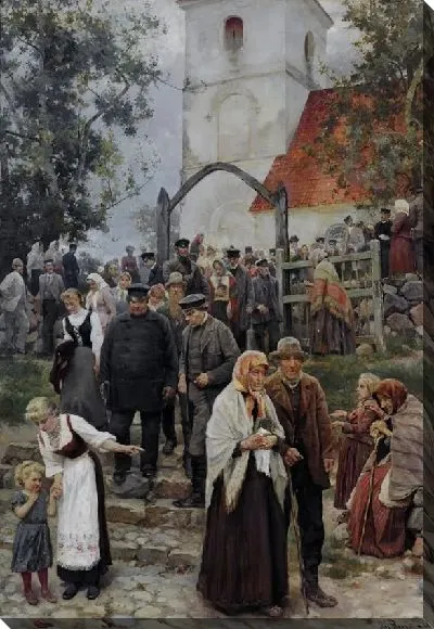 Картина После церкви