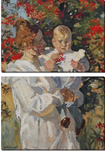 Картина Под рябиновым деревом