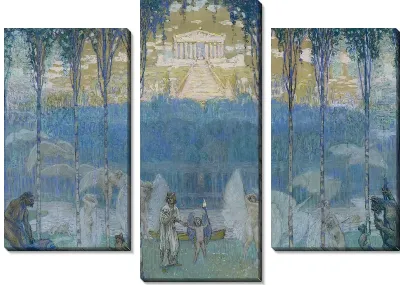 Картина Эскиз занавеса для Рижского Латышского театра