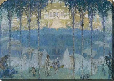 Картина Эскиз занавеса для Рижского Латышского театра