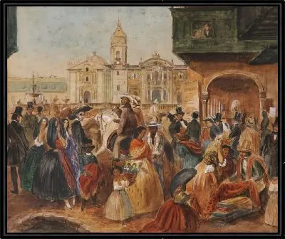 Этюд для главной площади Лимы