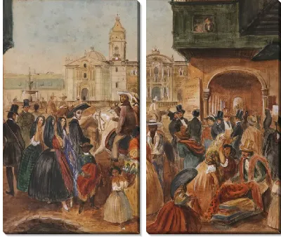 Этюд для главной площади Лимы