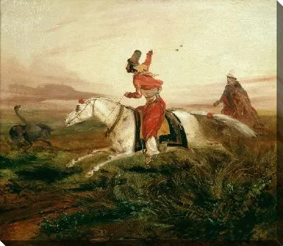 Картина Охота на страусов