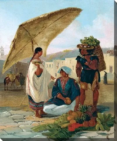 Картина Мексиканский рынок
