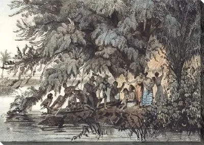 Картина Обитатели Печерских берегов Ильеоса