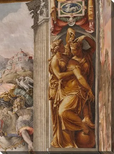 Картина Время как благоразумие осаждает случай за волосы