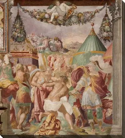 Картина Камилло наказывает коварного учителя из Фалерии