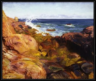 Овраг во время отлива