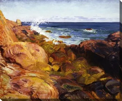 Овраг во время отлива