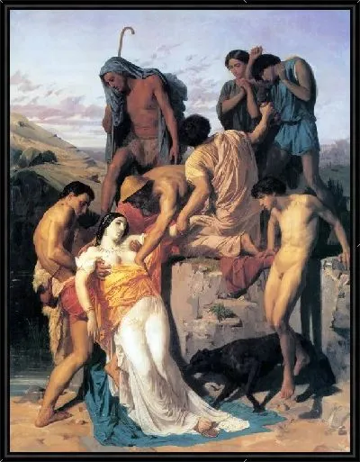 Картина Зенобия найдена пастухами (Zenobia Found by Shepherds on the Banks of Laraxe)