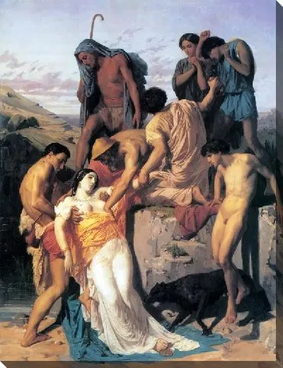 Картина Зенобия найдена пастухами (Zenobia Found by Shepherds on the Banks of Laraxe)