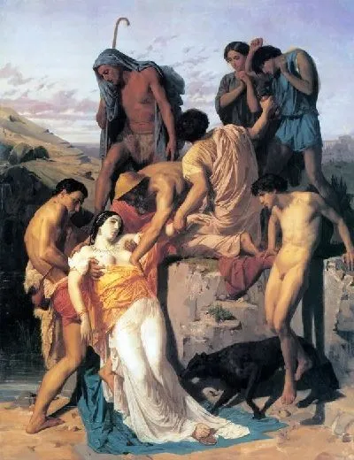 Картина Зенобия найдена пастухами (Zenobia Found by Shepherds on the Banks of Laraxe)