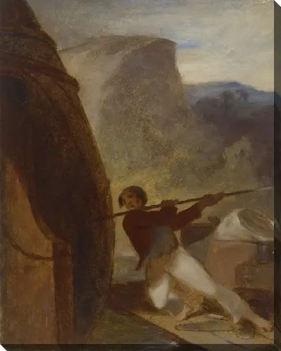 Картина Посещение места крушения самолета