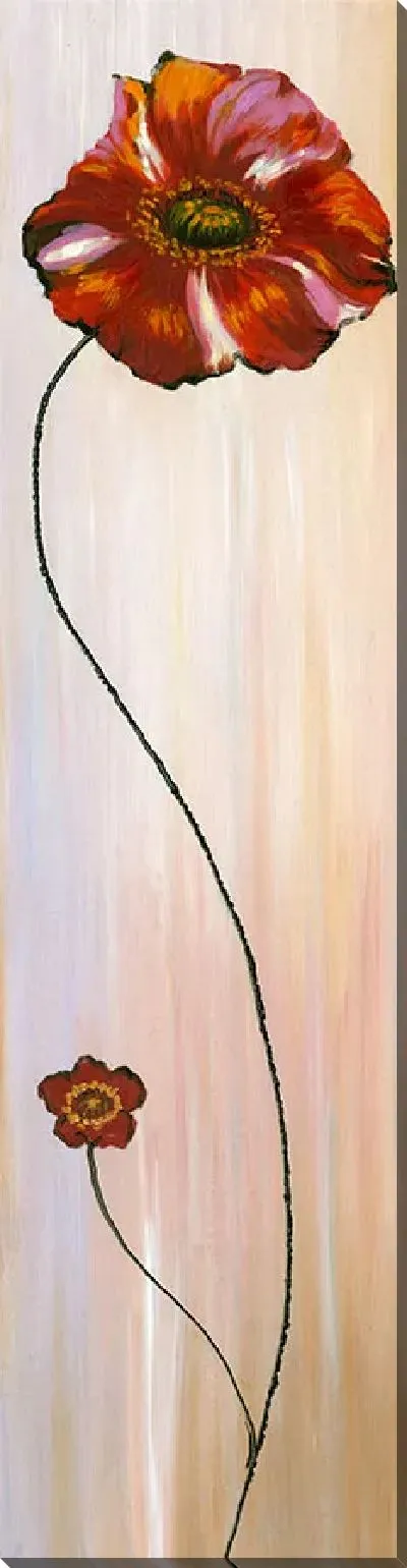 Картина маслом Красный цветок №4