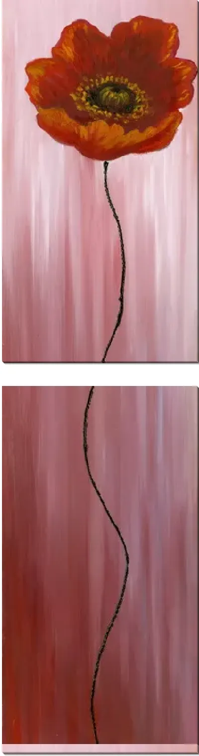 Модульная картина Мак №2