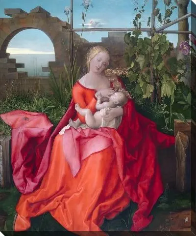 Картина маслом Мадонна с младенцем (The Virgin and Child) №19