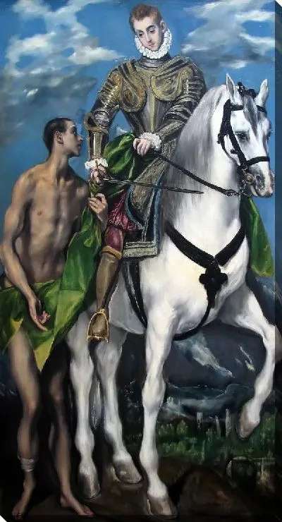 Картина маслом Святой Мартин (Saint Martin and The Begger)