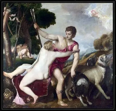 Картина Венера и Адонис (Venus and Adonis)