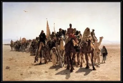 Паломники собираются в Мекке (Pelerins Allant a la Mecque)