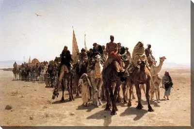 Паломники собираются в Мекке (Pelerins Allant a la Mecque)