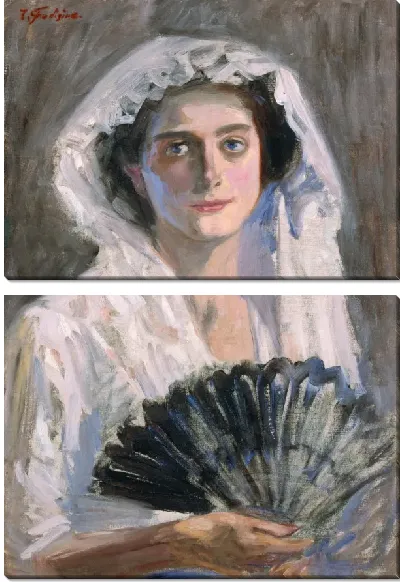 Картина Черный веер