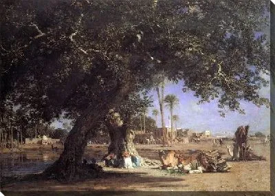 Картина Вид Шубра (View of Shubra)