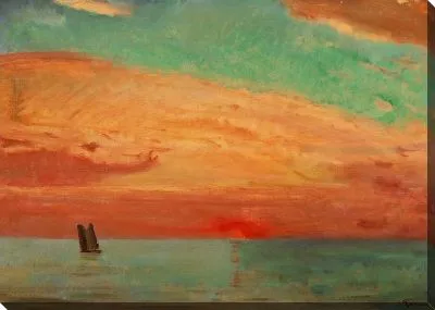 Картина Восход солнца над восточным морем