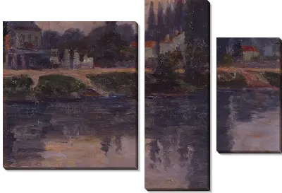 Картина Берега реки Сены
