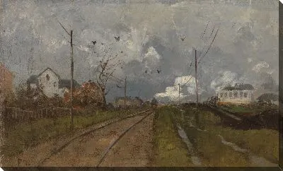 Картина Поезд прибывает