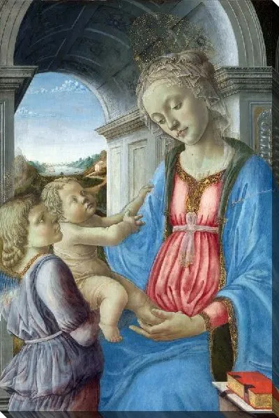 Картина маслом Мадонна с младенцем (The Virgin and Child) №20