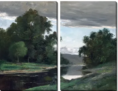 Модульная картина Прибрежный пейзаж  (Coastal Landscape)