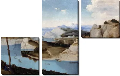 Модульная картина Река среди гор (A River among Mountains)