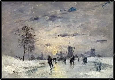 Картина Катание в Голландии (Skating in Holland)