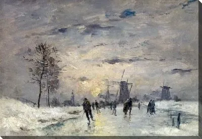 Постер Катание в Голландии (Skating in Holland)