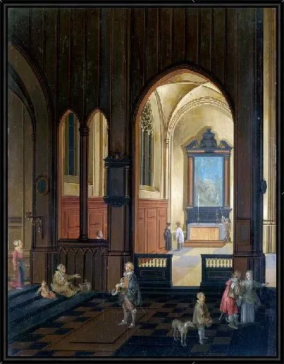 Картина Вид на часовню (View of a Chapel at Evening)