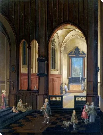 Постер Вид на часовню (View of a Chapel at Evening)