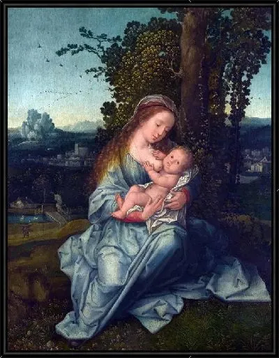 Картина Мадонна с младенцем (The Virgin and Child) №21