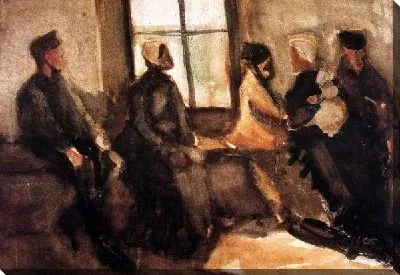 Картина маслом Зал ожидания (Waiting Room)