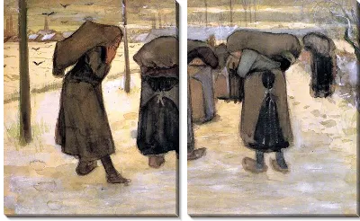 Модульная картина Женщины горняков (Women Miners)
