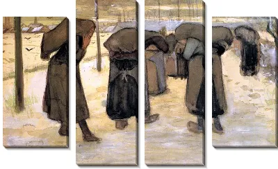 Модульная картина Женщины горняков (Women Miners)
