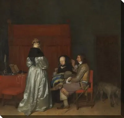 Галантная беседа, известная как "отеческое наставление"