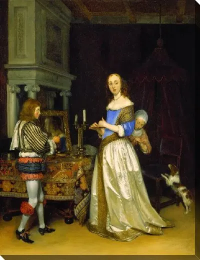 Картина Дама у своего туалета