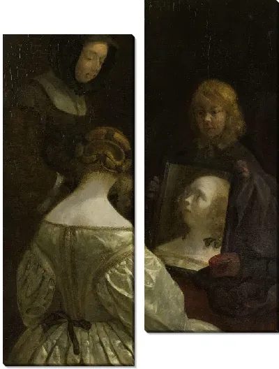 Картина Женщина у зеркала