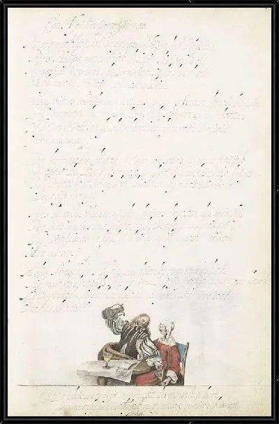 Картина Пьющая пара