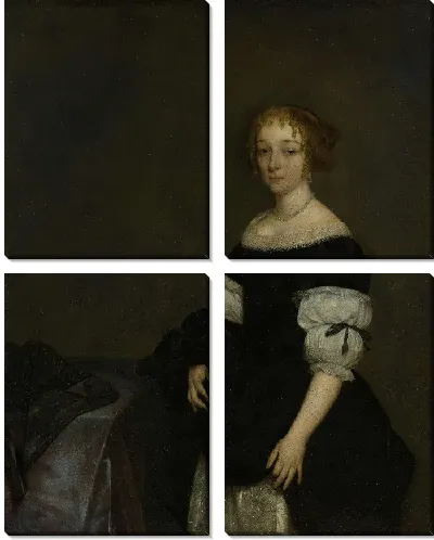 Картина Алетта Панкрас (1649-1707) жена Франсуа де Вика