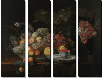 Натюрморт с попугаем